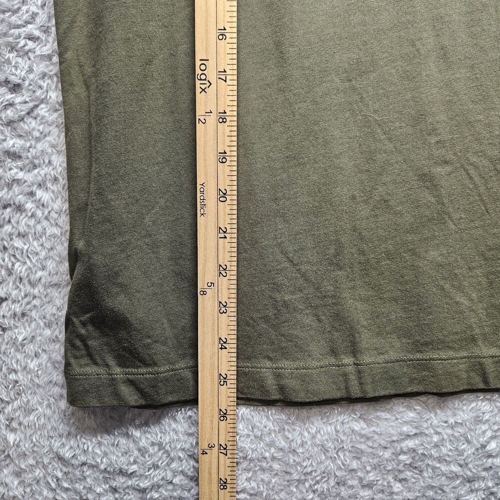Loft Solid Green Tshirt Womens Size Large Minimal Casual Comfort - Picture 4 of 8